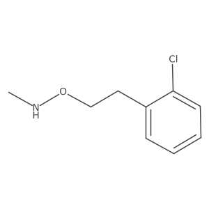 Methanamine, N-[2-(2-chlorophenyl)ethoxy]-结构式