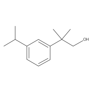 2-Methyl-2-[3-(propan-2-yl)phenyl]propan-1-ol Structure