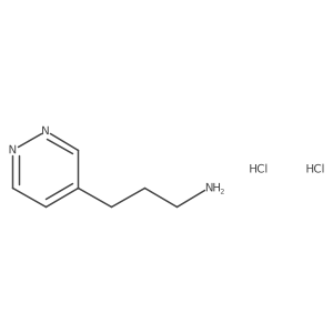 3-(Pyridazin-4-yl)propan-1-amine dihydrochloride结构式