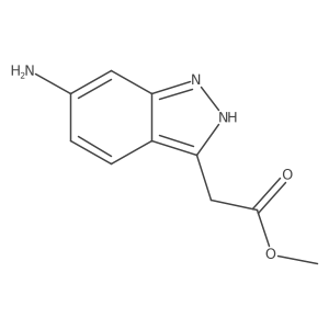 Methyl 2-(6-amino-1H-indazol-3-yl)acetate Structure