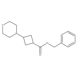 Benzyl 3-thiomorpholinoazetidine-1-carboxylate Structure