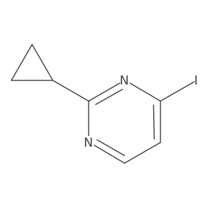 2-Cyclopropyl-4-iodopyrimidine Structure
