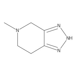 5-Methyl-4,5,6,7-tetrahydro-3H-[1,2,3]triazolo[4,5-c]pyridine Structure