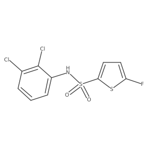 N-(2,3-Dichlorophenyl)-5-fluorothiophene-2-sulfonamide Structure