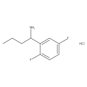 1-(2,5-Difluorophenyl)butan-1-amine hydrochloride Structure