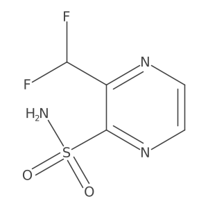 3-(Difluoromethyl)pyrazine-2-sulfonamide Structure