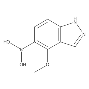(4-Methoxy-1H-indazol-5-yl)boronic acid Structure
