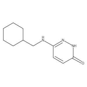6-((Cyclohexylmethyl)amino)pyridazin-3-ol Structure