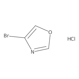 4-Bromo-1,3-oxazole hydrochloride结构式