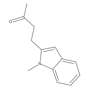 4-(1-methyl-1H-indol-2-yl)butan-2-one结构式