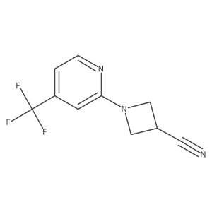 1-(4-(Trifluoromethyl)pyridin-2-yl)azetidine-3-carbonitrile Structure