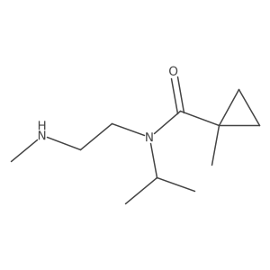 1-methyl-N-[2-(methylamino)ethyl]-N-(propan-2-yl)cyclopropane-1-carboxamide Structure