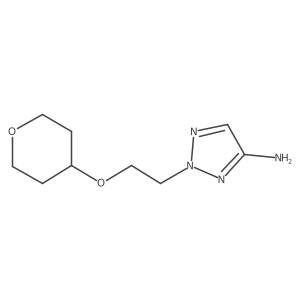 2-[2-(oxan-4-yloxy)ethyl]-2H-1,2,3-triazol-4-amine结构式