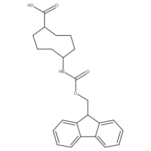 5-({[(9H-fluoren-9-yl)methoxy]carbonyl}amino)cyclooctane-1-carboxylic acid Structure