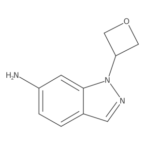 1-(oxetan-3-yl)indazol-6-amine Structure