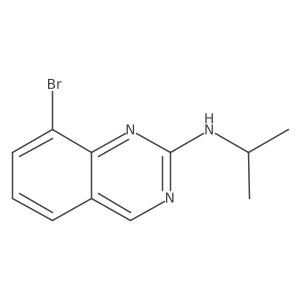 8-bromo-N-(propan-2-yl)quinazolin-2-amine Structure