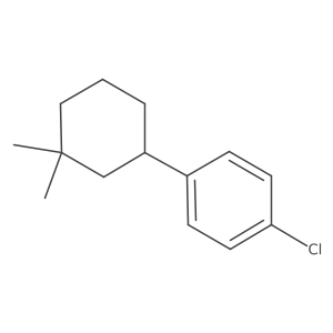 1-Chloro-4-(3,3-dimethylcyclohexyl)benzene Structure