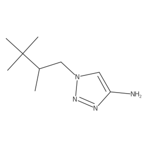 1-(2,3,3-trimethylbutyl)-1H-1,2,3-triazol-4-amine结构式
