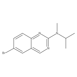 6-bromo-N-methyl-N-(propan-2-yl)quinazolin-2-amine结构式