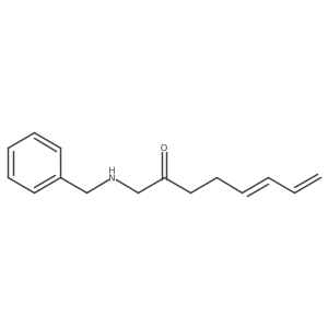 1-(Benzylamino)octa-5,7-dien-2-one Structure