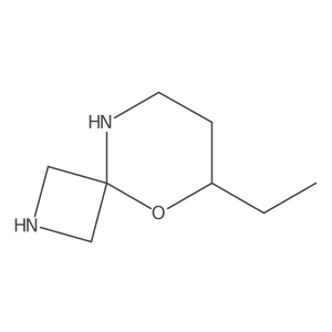 6-Ethyl-5-oxa-2,9-diazaspiro[3.5]nonane Structure
