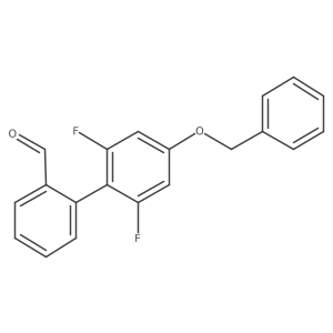 2-[4-(Benzyloxy)-2,6-difluorophenyl]benzaldehyde结构式