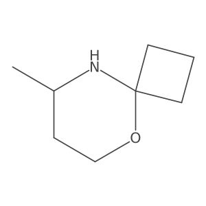 8-Methyl-5-oxa-9-azaspiro[3.5]nonane结构式