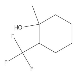 1-Methyl-2-(trifluoromethyl)cyclohexan-1-ol结构式