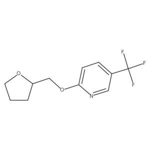 2-[(Oxolan-2-yl)methoxy]-5-(trifluoromethyl)pyridine Structure