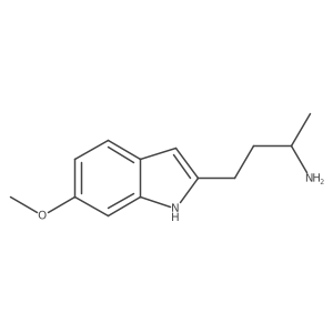 (2R)-4-(6-methoxy-1H-indol-2-yl)butan-2-amine Structure