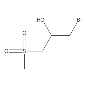 1-Bromo-3-methanesulfonylpropan-2-ol Structure