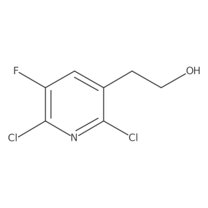 2-(2,6-dichloro-5-fluoro-3-pyridyl)ethanol Structure