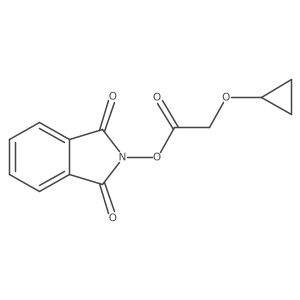 1,3-dioxo-2,3-dihydro-1H-isoindol-2-yl 2-cyclopropoxyacetate结构式
