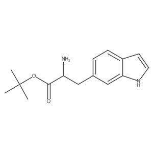 tert-butyl 2-amino-3-(1H-indol-6-yl)propanoate Structure
