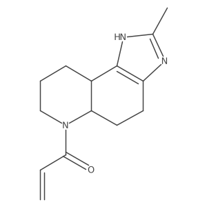 1-[(5Ar,9aR)-2-methyl-3,4,5,5a,7,8,9,9a-octahydroimidazo[4,5-f]quinolin-6-yl]prop-2-en-1-one Structure