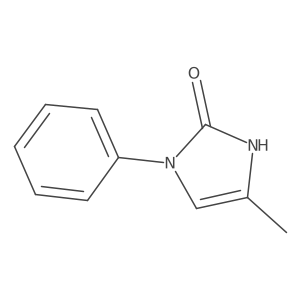 4-methyl-1-phenyl-2,3-dihydro-1H-imidazol-2-one结构式