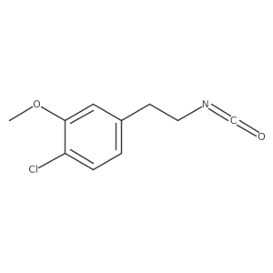 1-Chloro-4-(2-isocyanatoethyl)-2-methoxybenzene Structure