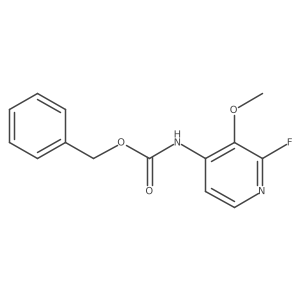 benzyl N-(2-fluoro-3-methoxypyridin-4-yl)carbamate Structure