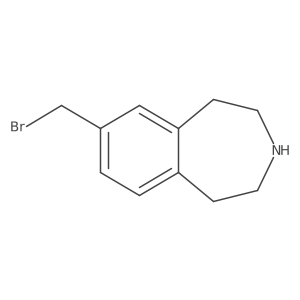 7-(bromomethyl)-2,3,4,5-tetrahydro-1H-3-benzazepine Structure