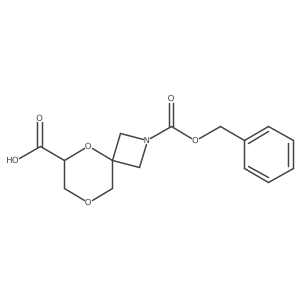 2-[(Benzyloxy)carbonyl]-5,8-dioxa-2-azaspiro[3.5]nonane-6-carboxylic acid Structure