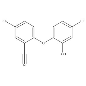 5-Chloro-2-(4-chloro-2-hydroxyphenoxy)benzonitrile Structure