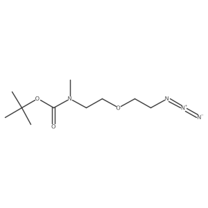 Tert-butyl 2-(2-azidoethoxy)ethyl(methyl)carbamate Structure