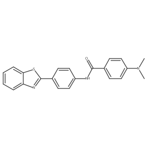 N-[4-(1,3-benzothiazol-2-yl)phenyl]-4-(dimethylamino)benzamide Structure