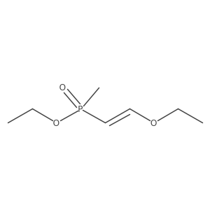 ethyl [(1E)-2-ethoxyethenyl](methyl)phosphinate Structure