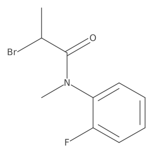 (S)-2-bromo-propionic acid-N-(2-fluorophenyl)-N-methyl amide Structure