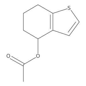 4,5,6,7-Tetrahydro-1-benzothien-4-yl acetate结构式