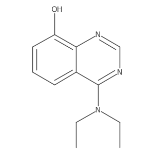 4-(Diethylamino)quinazolin-8-ol结构式