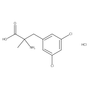 2-amino-3-(3,5-dichloro-phenyl)-2-methyl-propionic acid Hydrochlorid结构式