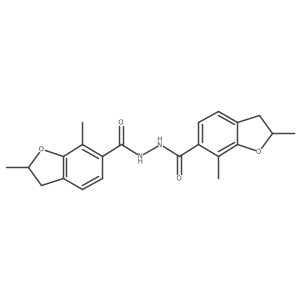 2,3-Dihydro-2,7-dimethyl-6-benzofurancarboxylic acid 2-[(2,3-dihydro-2,7-dimethyl-6-benzofuranyl)carbonyl]hydrazide Structure