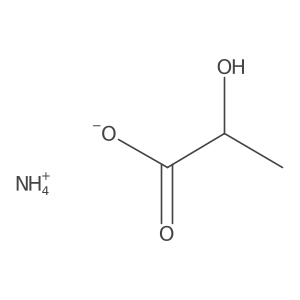Ammonium D-lactate salt Structure